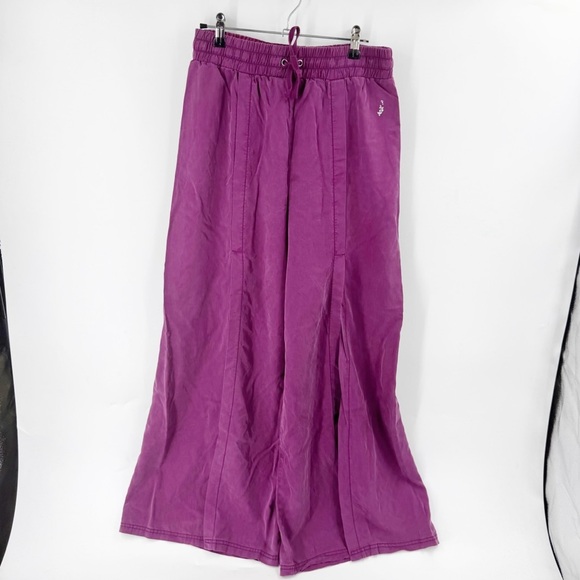 ✅ FREE PEOPLE  X Fp Movement Abs Tracker Solid Pant In Purple SIZE SMALL - Picture 2 of 11